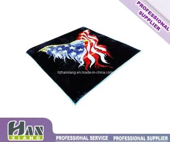 OEM Blanket Exporter Raschel Polyester Blanket Bed-Cover or Travel Blanket (HX-817)