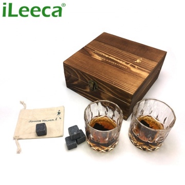 Branded Engraved Reusable Whiskey Stones with Logo