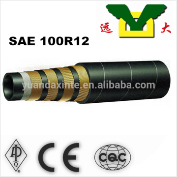 SAE 100 R12 dredging hose for heavy duty wire hydraulic hose sae100 r12