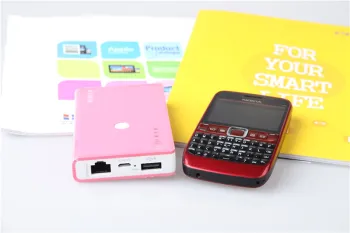 Cute portable wifi sharing mashine with power bank