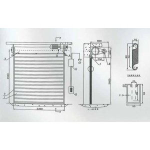 PU Foam Aluminum Alloy Rigid Fast Garage Door