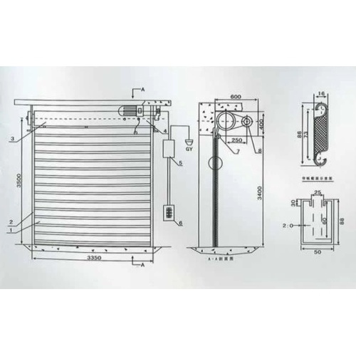 Pu espuma de espuma de aluminio Puerta de garaje rápido rígido