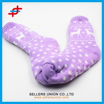 Winter Cotton Velvet Knitted Thick Home Indoor Socks