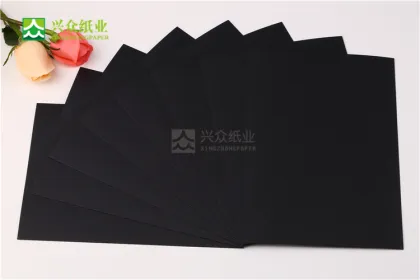 110gsm Black Paperboard Colored Cardboard Paper
