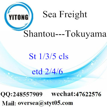 Consolidación de LCL de Shantou Port a Tokuyama