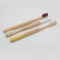 Round handle bamboo toothbrush