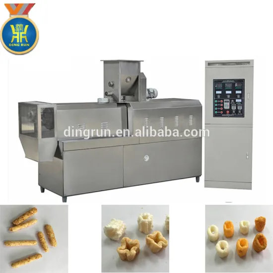 Corn curls snack extruder