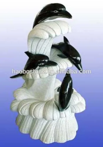 Natural Dolphin Sculpture Statues Manufactory