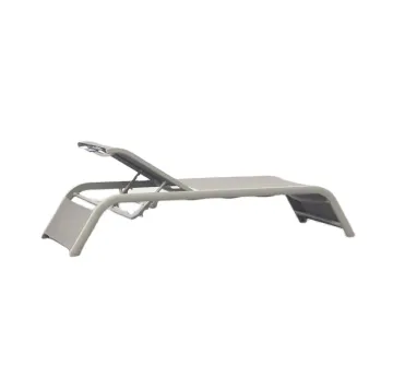 Outdoor Sling Chaise Lounge for Swimming Pool Sun Loungers