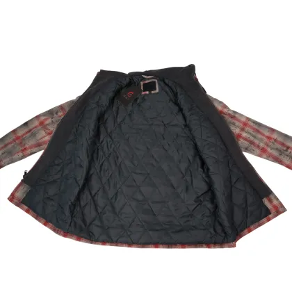 Men's Coat Plaid Jacket Shirt