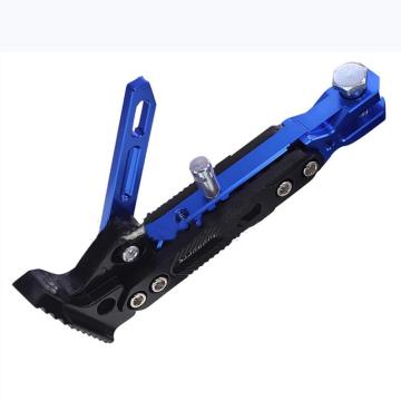 Motorcycle adjustable foot support side tripod