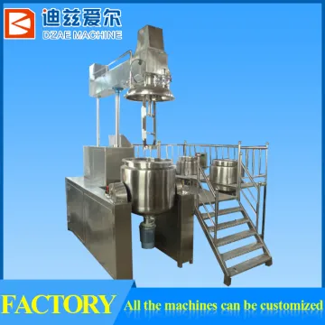 350L Cream Homogenizer Vacuum Emulsion Homogenizer Mixer