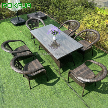 Set da tavolo Foshan Factory Terrace - mobili da pranzo all'aperto per case e hotel
