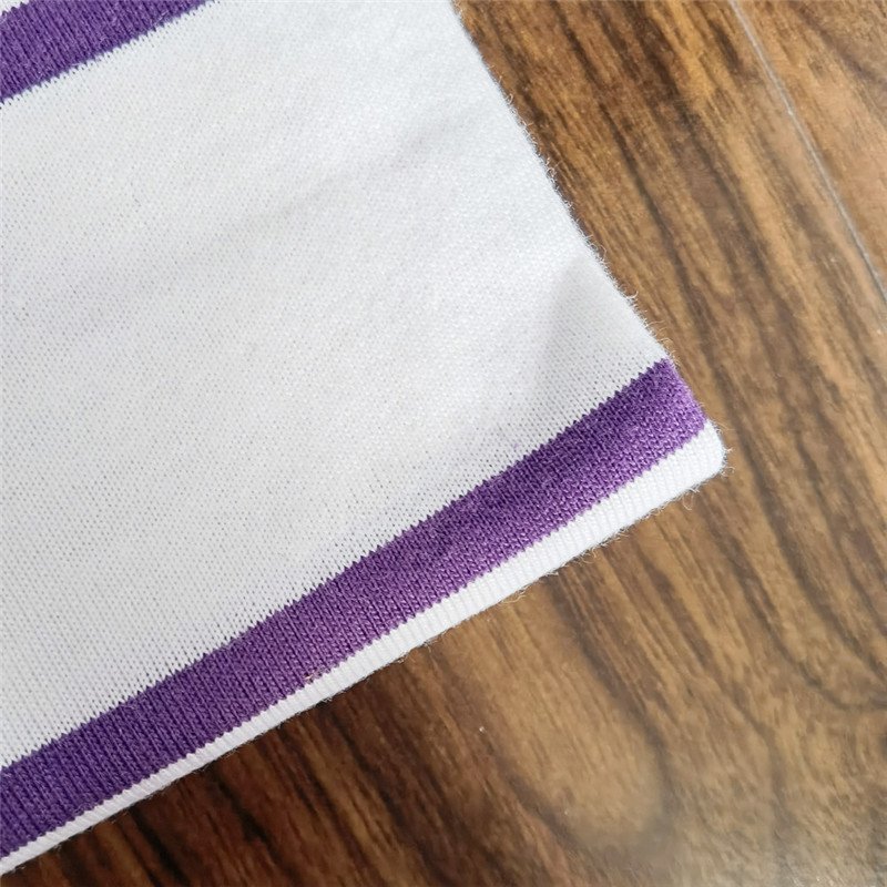 Striped Short Sleeve Polo T Shirts