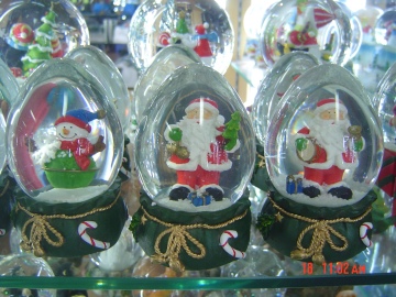 Christmas glass ball