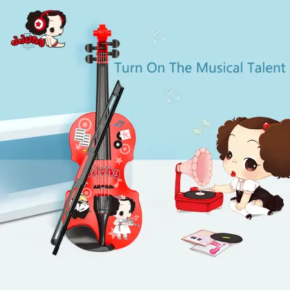 Ddung Fun Violin Music Toy Hobbies Learning Children Gifts Three Years Old Musical Toys Unisex Infant Playing Type Instrument