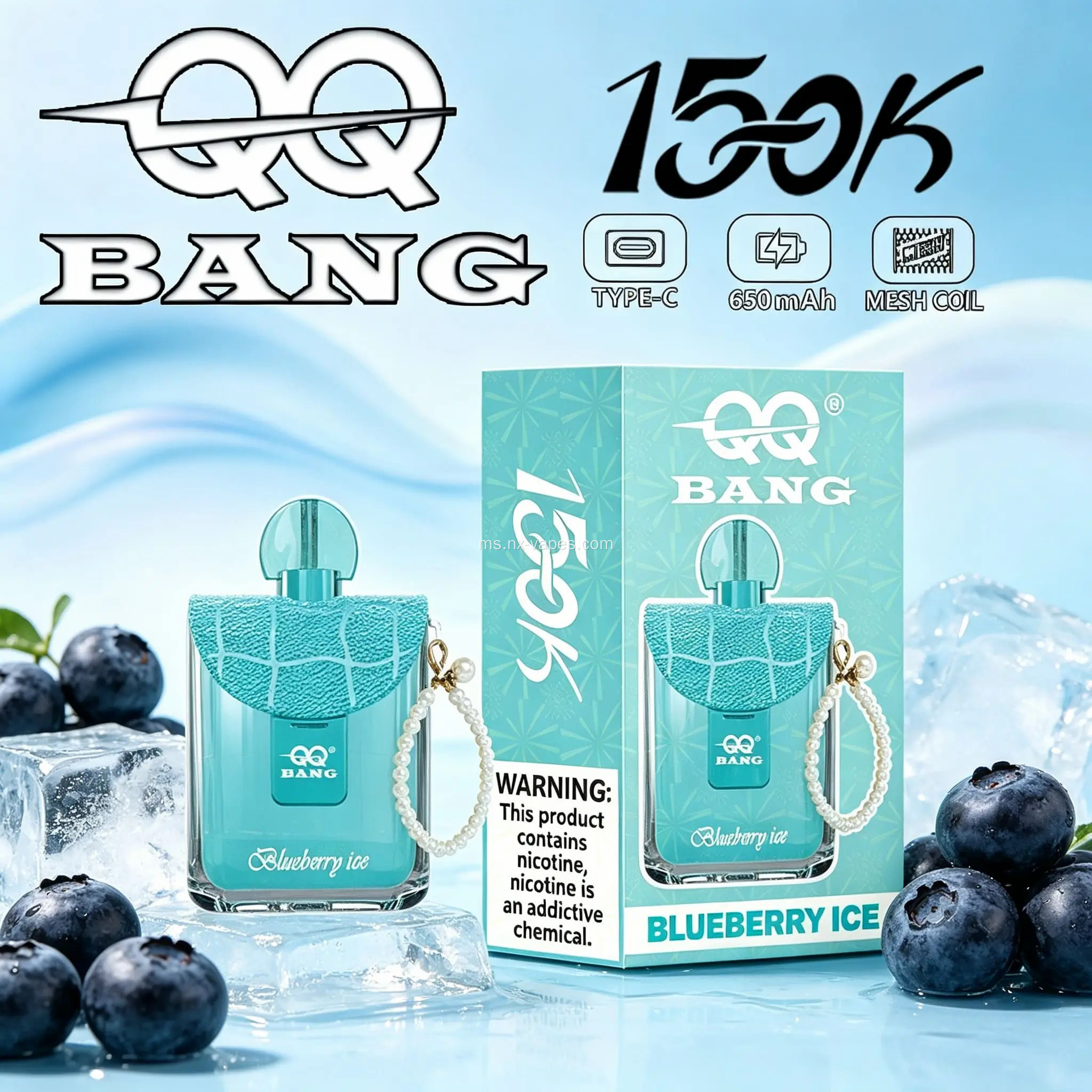 QQ Bang 150k sedutan vape gudang EU