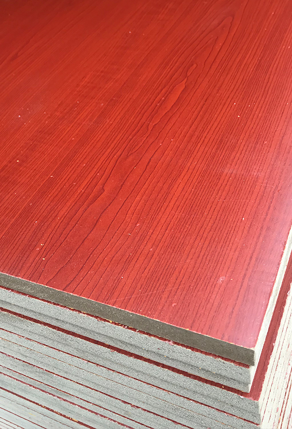 Melamine finish panel