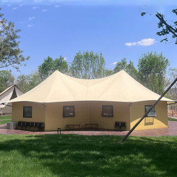 PVC Material 4m x 4m Spire Tent for Outdoor Camping and Hotels