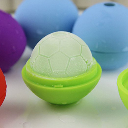 Copa del mundo de fútbol en forma de bola de hielo molde de la bola