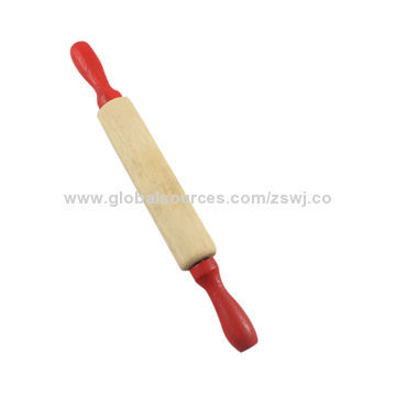 Wood rolling pin