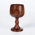 Tazza in legno naturale di giuggiola con manico