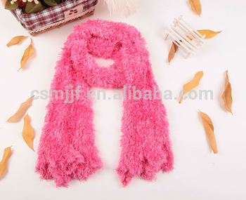 Fashion Rose Color Women's Winter Long Warm Stretchy Microfiber Magic Scarf Wrap Shawl Ladies Scarves