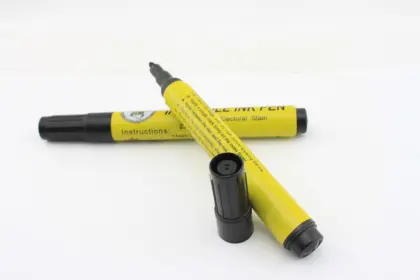 Election indelible black marker pen