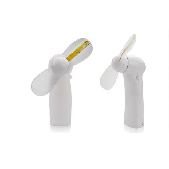 Creativity Mini LED Colorful Light Portable Handheld Power Student Ideal Gift Fans