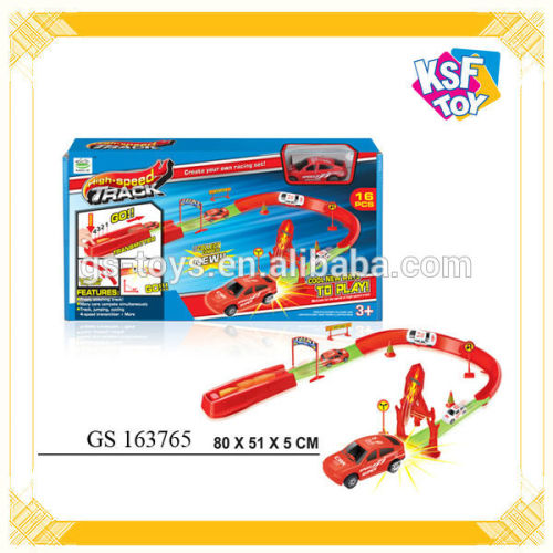 High Speed Launch Railway Car Toy For Kids Track Car Toy