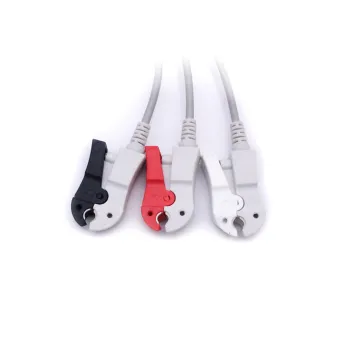Monitor lead wire clip standard ECG lead wire