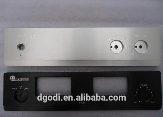 top quality custom front panel from dongguan manufacturer with 100machines