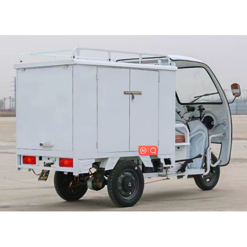 Box type semi-enclosed electric vehicle