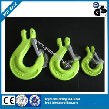 Forged Alloy with Latch G100 Clevis Chain Hook
