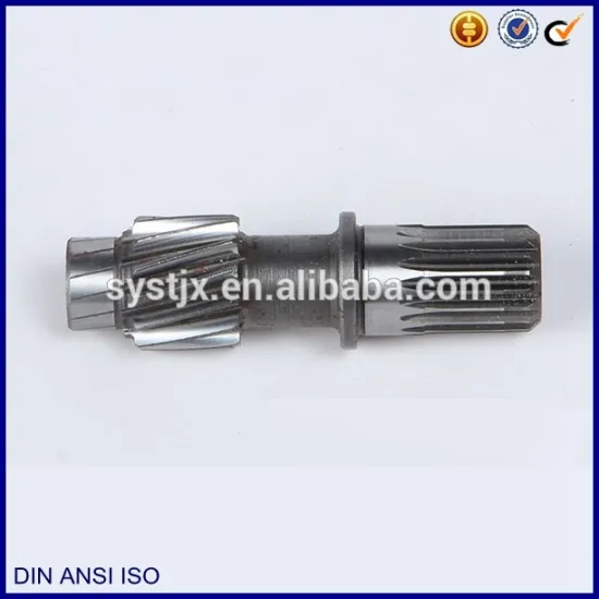 China industrial factory double teeth gear shaft