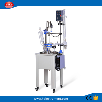 10L CE  Lab Single Layer Glass Reactor