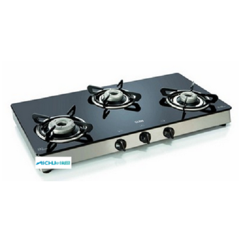 3 Alloy Burners Glass Gas Stove