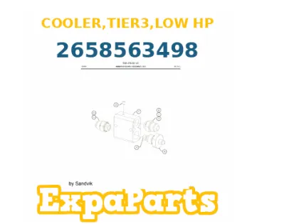 2658563498 Oil Cooler FOR Epiroc Atlas Copco