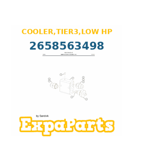 2658563498 Oil Cooler FOR Epiroc Atlas Copco