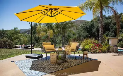 60L Water or Sand Filled Base for Offset Banana Umbrella
