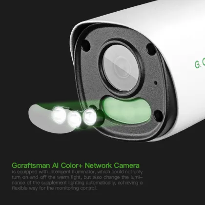 5MP Full-color GA-YUFW-M5S IP67 Waterproof Outdoor CCTV Security Camera