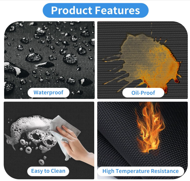Under BBQ Grill Mats Floor Mat