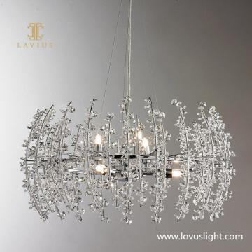 White creative ceiling chandelier Villa hotel guest house chandelier Hotel front desk chandelier