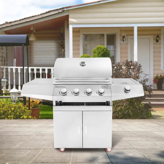 Latest Design Outdoor Kitchenette BBQ Stainless Steel Grill Gas Barbecue Commercial