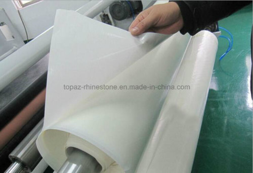 Pellicola adesiva a caldo a caldo con carta rilasciata per tessuto tessile (HF-PES)
