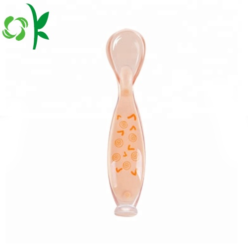 Cuillère à lait pour bébé Cuillère en silicone souple sans BPA