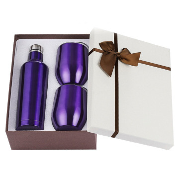 Stylish 500ml Stainless Steel Wine Glass with Gift Box