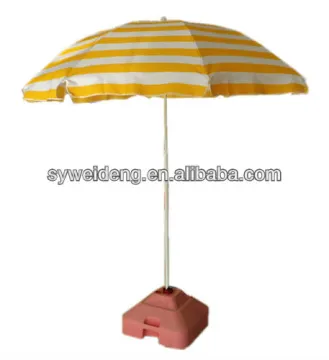 polyester fabric outdoor beach umbrella with tilt