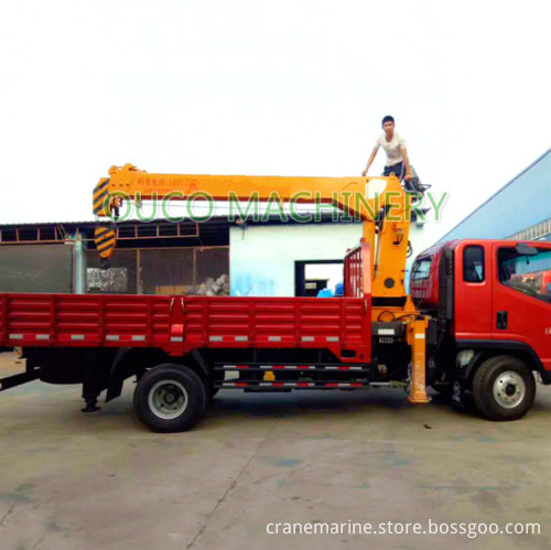 Telescopic Boom Lorry Mounted Crane 2 Ton for Trucks