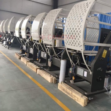 corrugated carton box tying/strapping machine